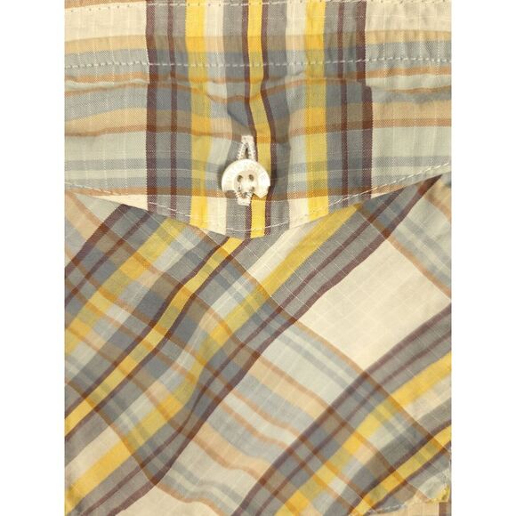 Patagonia Mens Button‎ Down Shirt Long Sleeve Large Organic Cotton Plaid Flannel - Picture 4 of 8